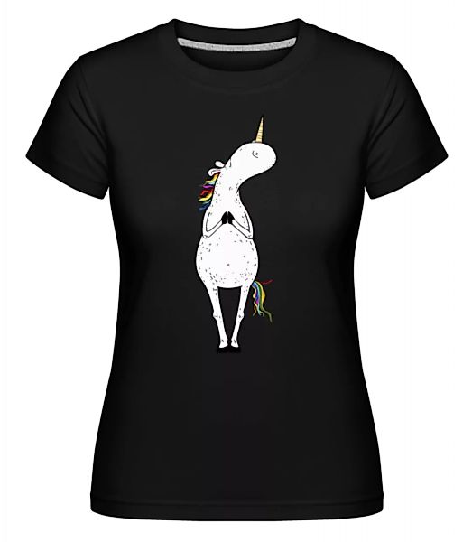 Yoga Einhorn Berghaltung · Shirtinator Frauen T-Shirt günstig online kaufen
