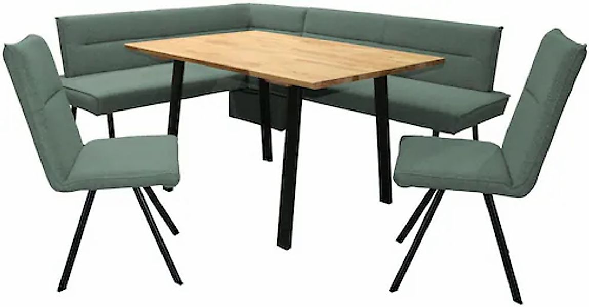 Home affaire Eckbankgruppe »Sava« Set, 4 Stk. tlg. Eckbank mit Wellenfederu günstig online kaufen