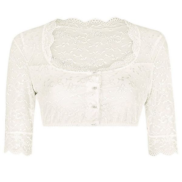 Nina Von C. Dirndlbluse Nina von C. Dirndl-Bluse, halbarm (44 Champagner) günstig online kaufen