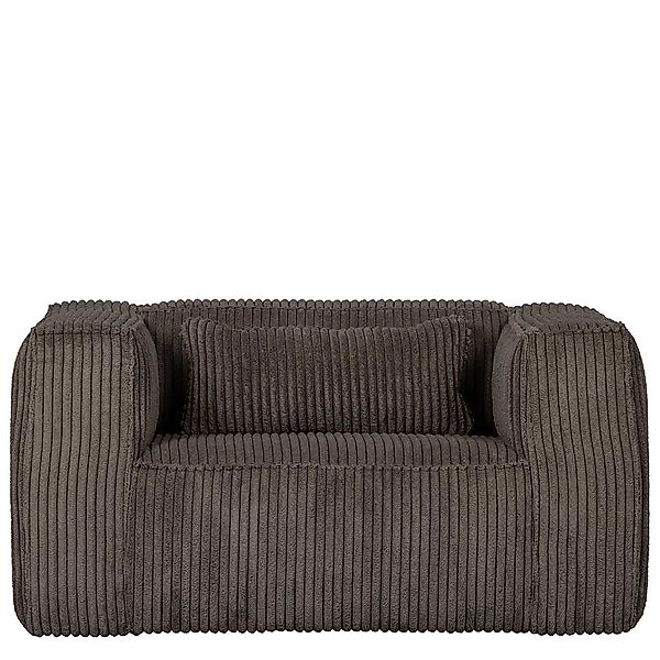 Armlehnen Sessel aus Cordstoff Schlammfarben günstig online kaufen