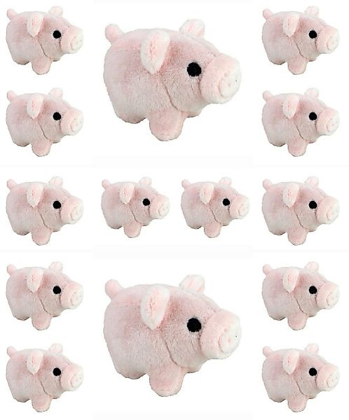 K-Toys Plüschfigur Schwein Mini, Glücksschweinchen, Plüsch, günstig online kaufen