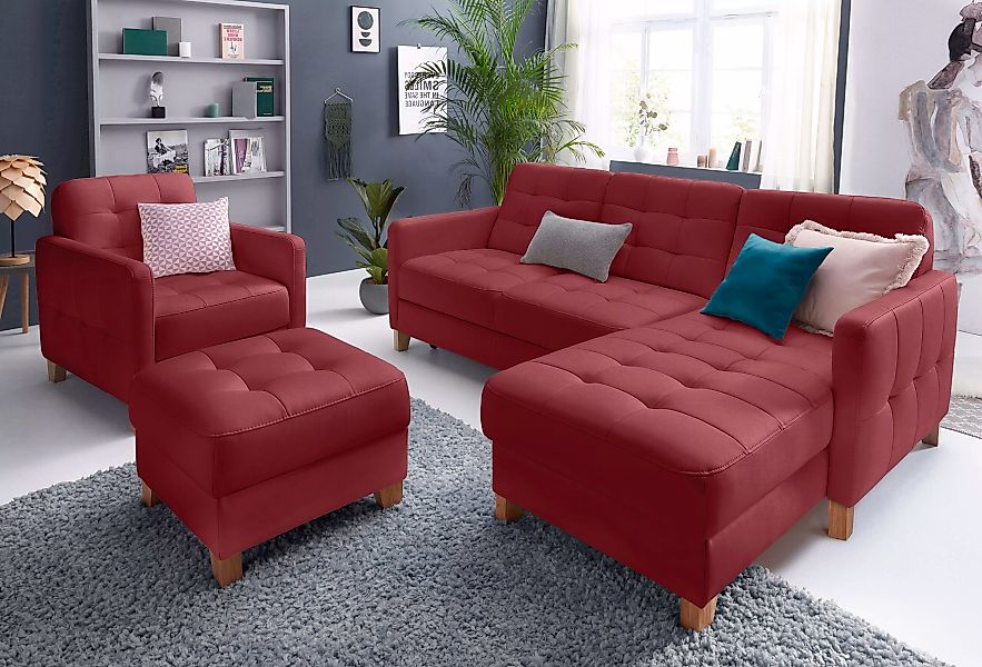 exxpo - sofa fashion Ecksofa "Croma, hochwertige Detailverarbeitung, mit Ko günstig online kaufen