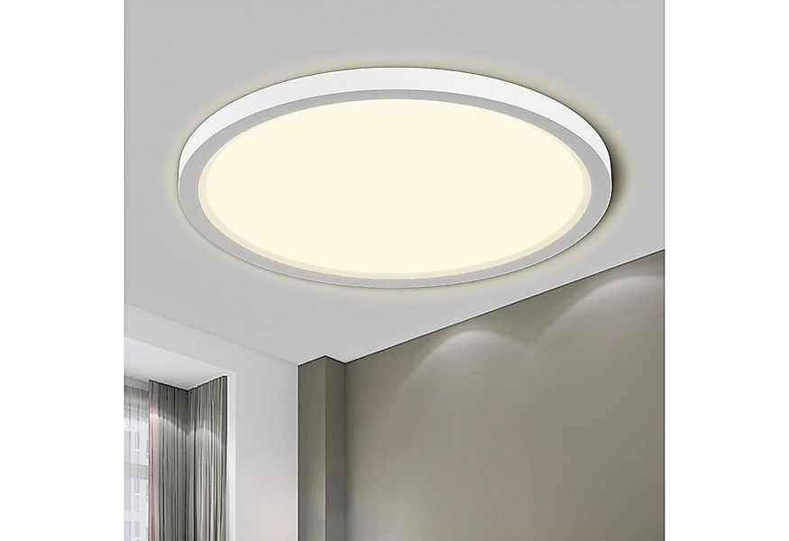 LQWELL LED Deckenleuchte LED-CEIL-RUND, LED fest integriert, neutralweiß, L günstig online kaufen