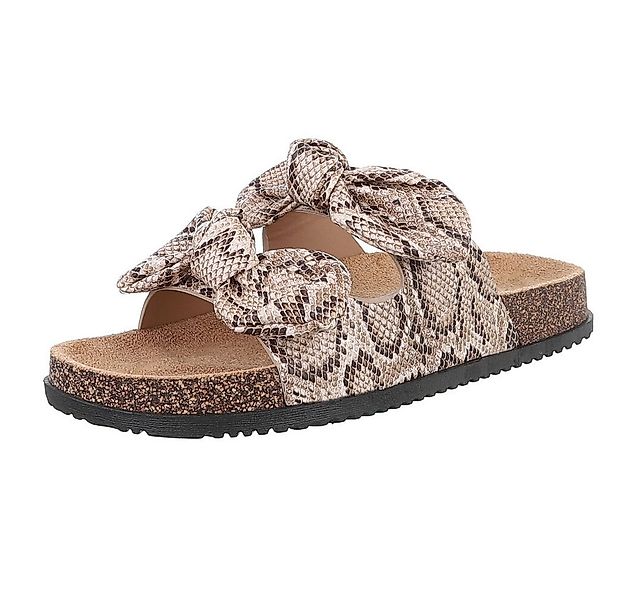 Ital-Design Bequeme Damen-Sandalen mit Bändern für den Sommer Pantolette (8 günstig online kaufen