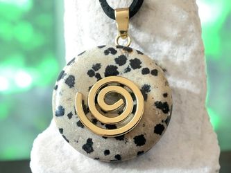 Steinfixx® Lange Kette echter Edelsteindonut 30 günstig online kaufen