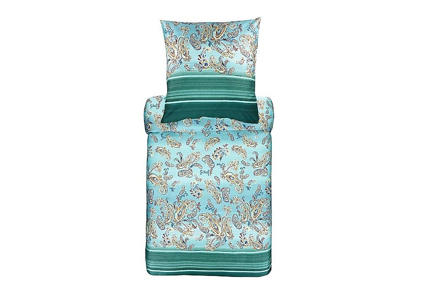 Bassetti Bettwäsche Bettwäsche Bassetti Mako Satin Tosca V1 smaragdgrün min günstig online kaufen