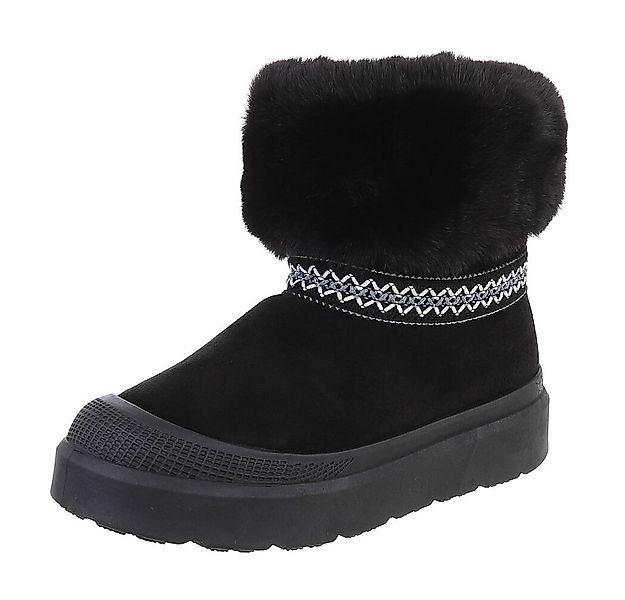Ital-Design Damen Snowboots Freizeit Snowboots (87531762) Flach Stiefelette günstig online kaufen