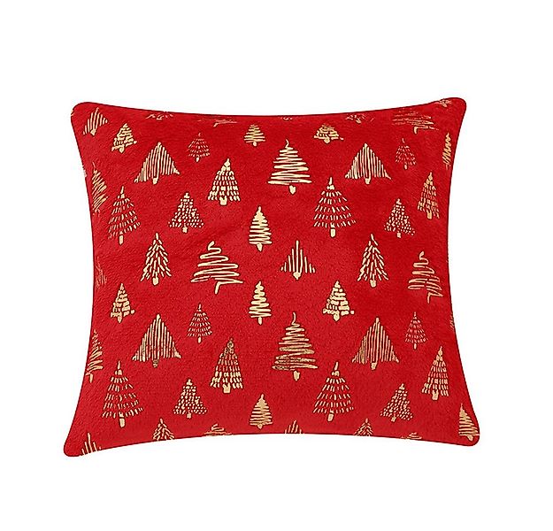 CLTYQ Kissenbezug Kissenbezug Weihnachten Glitter gedruckt Dekorative Kisse günstig online kaufen