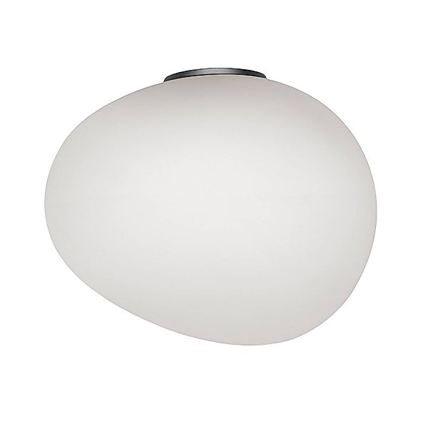 Foscarini Gregg grande semi 1 Wandlampe, grafit günstig online kaufen