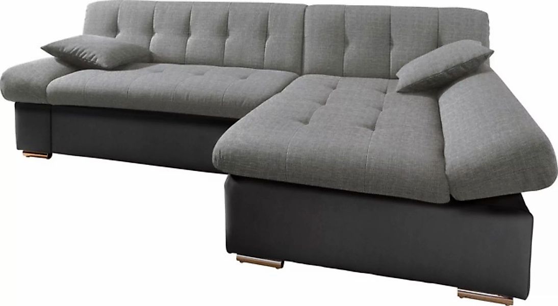 TRENDMANUFAKTUR Ecksofa "Reggae, modern und bequem, aktueller Materialmix, günstig online kaufen