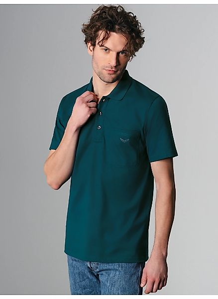 Trigema Poloshirt "TRIGEMA Poloshirt aus Single-Jersey", 1 Stk. günstig online kaufen