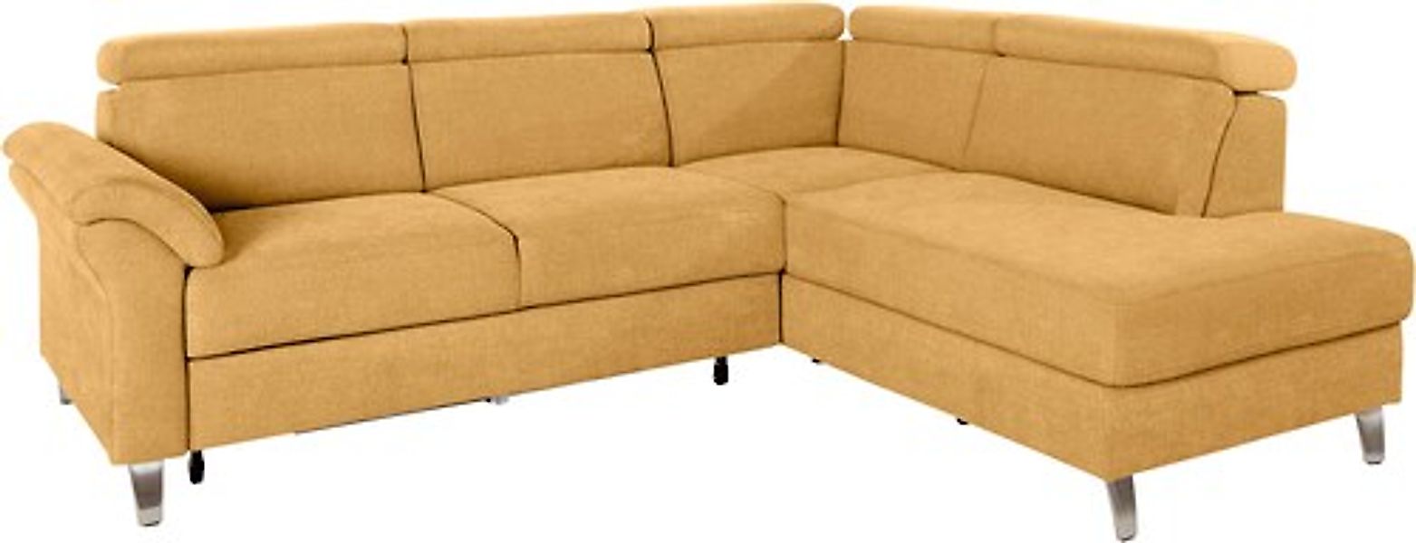 sit&more Ecksofa »Arngast L-Form« inklusive Kopfteilverstellung und Federke günstig online kaufen