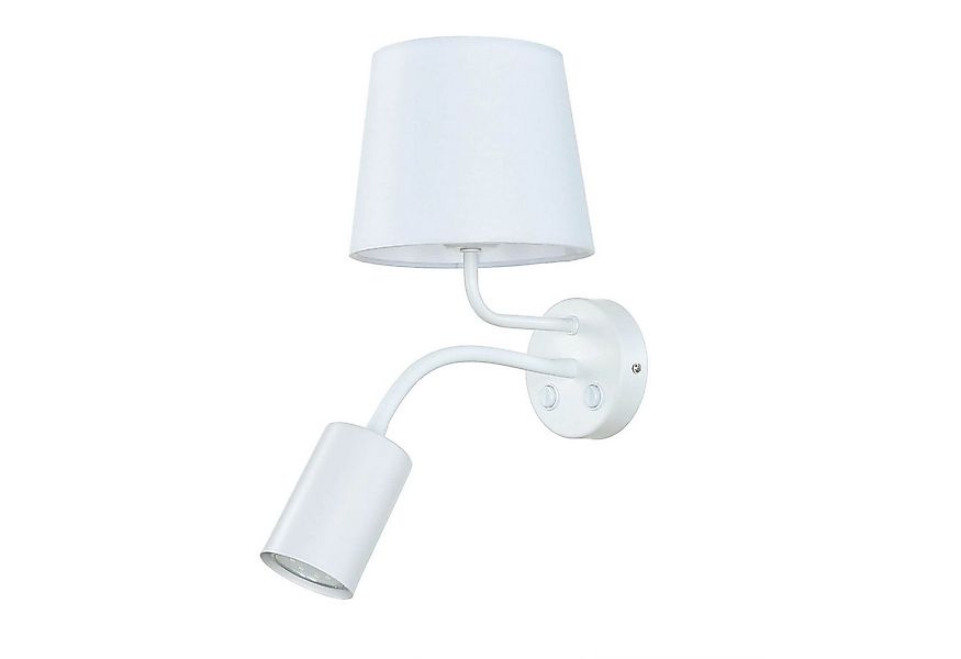 Licht-Erlebnisse Wandleuchte MAJA, ohne Leuchtmittel, Wandleuchte Weiß Meta günstig online kaufen