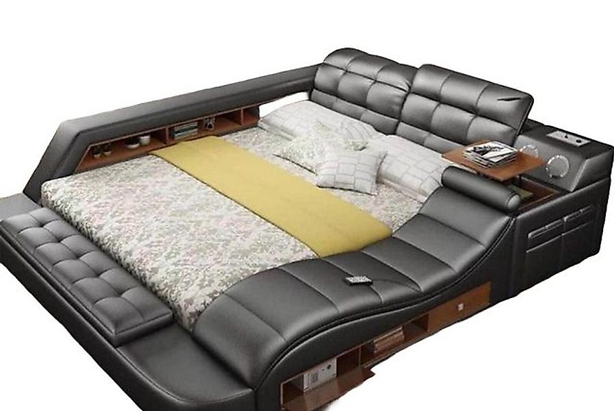 JVmoebel Multimediabett Chesterfield Doppel Luxus Design Bett 180x200 Multi günstig online kaufen