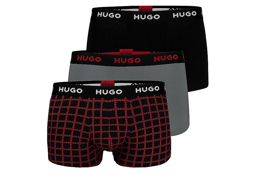 HUGO Boxer Trunk Triplet Design (3-St., 3er Set) mit umlaufendem Markenschr günstig online kaufen