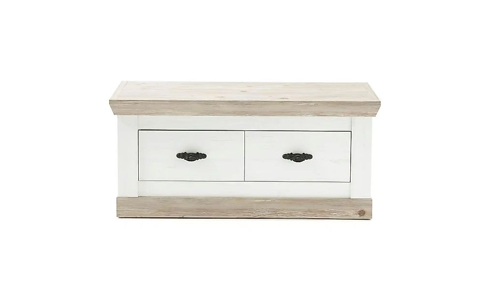 Garderobenbank  Roble ¦ weiß ¦ Maße (cm): B: 107 H: 48 T: 45.0 Garderoben & günstig online kaufen