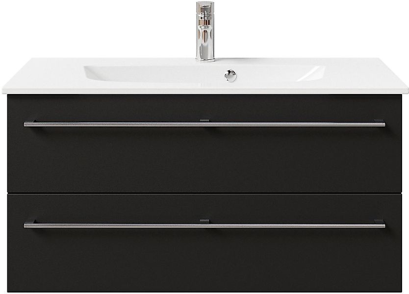 Saphir Waschtisch "Serie 6025 Mineralmarmor-Waschtisch mit Unterschrank, 97 günstig online kaufen