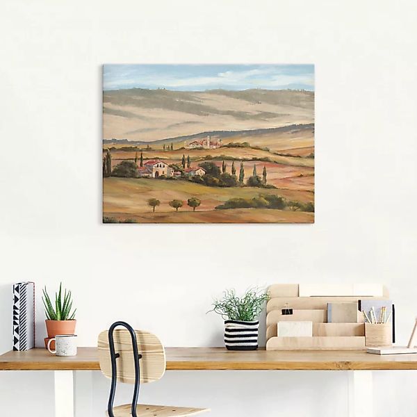 Artland Wandbild "Toskanisches Tal I", Bilder von Europa, (1 St.), als Alub günstig online kaufen