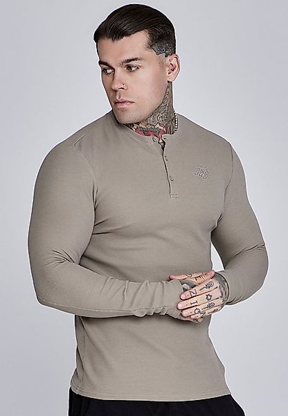 Siksilk T-Shirt SikSilk Herren Henley T-Shirt günstig online kaufen