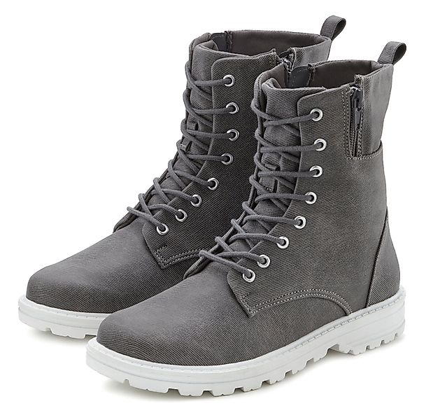 LASCANA Schnürstiefelette zum Schnüren, modische Optik günstig online kaufen