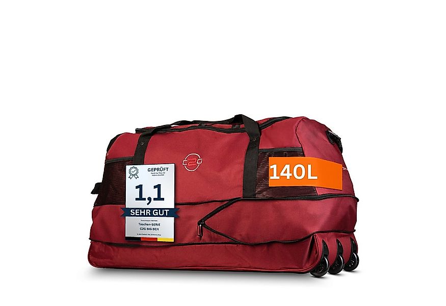 cocoono Reisetasche Reisetasche mit Rollen – Große faltbare Rolltasche 120L günstig online kaufen