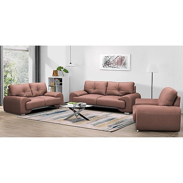 Beautysofa Polstergarnitur Maxime lux, (Sessel + günstig online kaufen