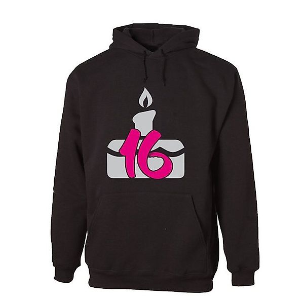 G-graphics Hoodie 16 – Geburtstagstorte Unisex zum 16ten Geburtstag mit tre günstig online kaufen