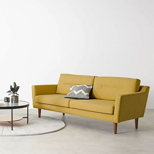 Walker 3-Sitzer Sofa, Orleansgelb - MADE.com günstig online kaufen