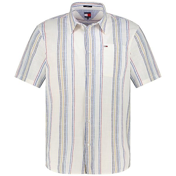 Tommy Jeans Freizeithemd aus Baumwolle Farbe weiß Größe: XXL günstig online kaufen