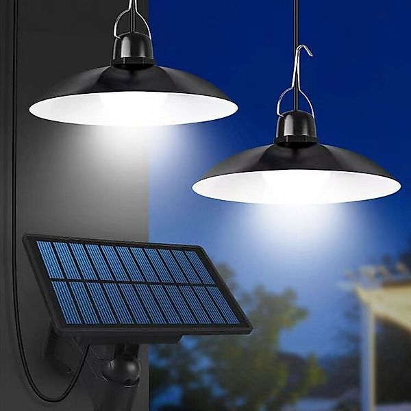 YINDN LED Solarleuchte, 2-Flammige Solarlampe mit günstig online kaufen