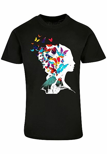 F4NT4STIC T-Shirt "Schmetterling Silhouette TEE UNISEX", Print günstig online kaufen