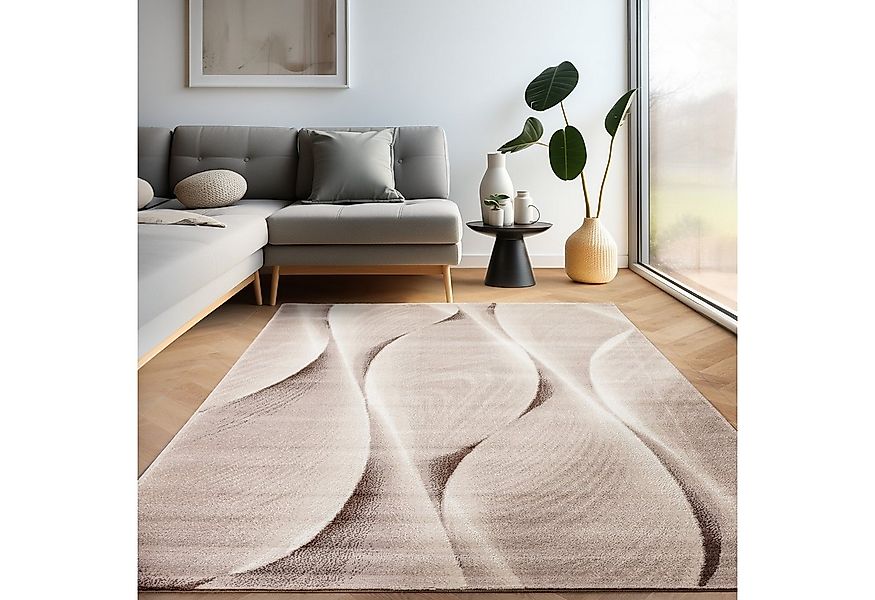 Carpettex Designteppich Ombre Design, Läufer, Höhe: 12 mm, Modern Kurzflor günstig online kaufen