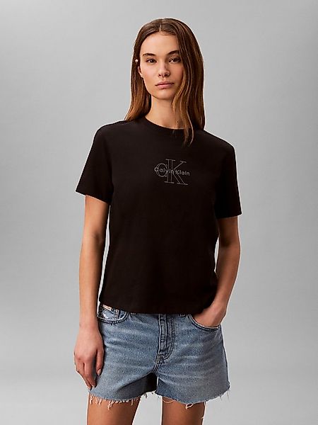 Calvin Klein Jeans T-Shirt CLASIC MONOLOGO TEE Regular fit mit Rundhalsauss günstig online kaufen