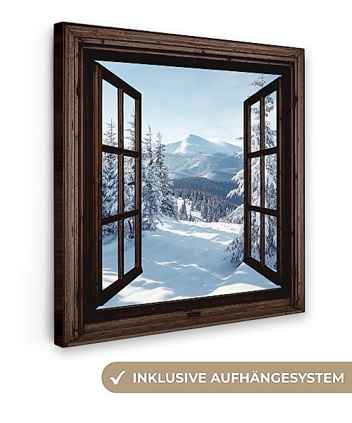 OneMillionCanvasses® Leinwandbild Winter - Landschaft - günstig online kaufen