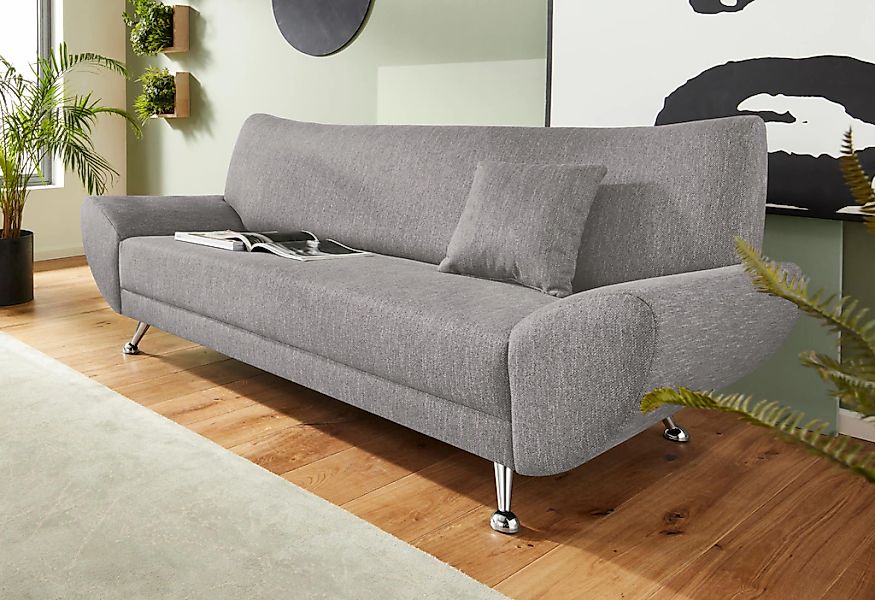 INOSIGN 3-Sitzer "Saltare elegant und komfortabel, toller Designfuß" günstig online kaufen