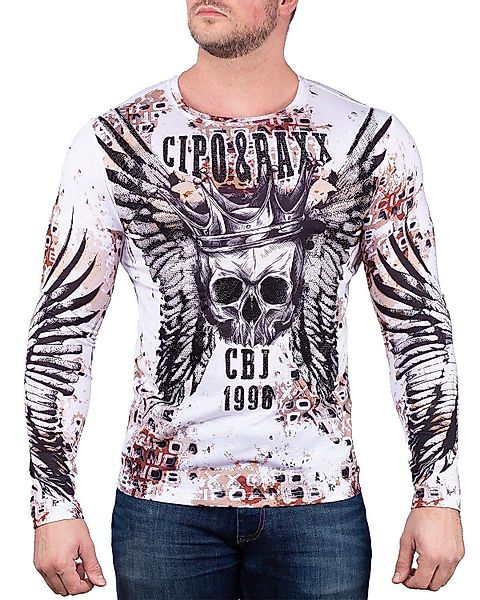 Cipo & Baxx Sweatshirt Herren Longsleeve günstig online kaufen