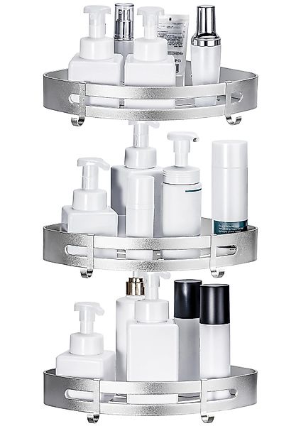 Yorbay Duschablage Duschregal ohne Bohrung, 3 günstig online kaufen
