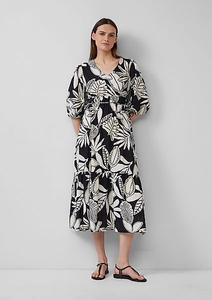 s.Oliver Maxikleid Maxikleid aus Baumwolle mit günstig online kaufen