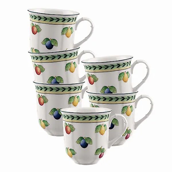 Villeroy & Boch Becher »Henkelbecher French Garden Fleurence 250 ml 6er Set günstig online kaufen