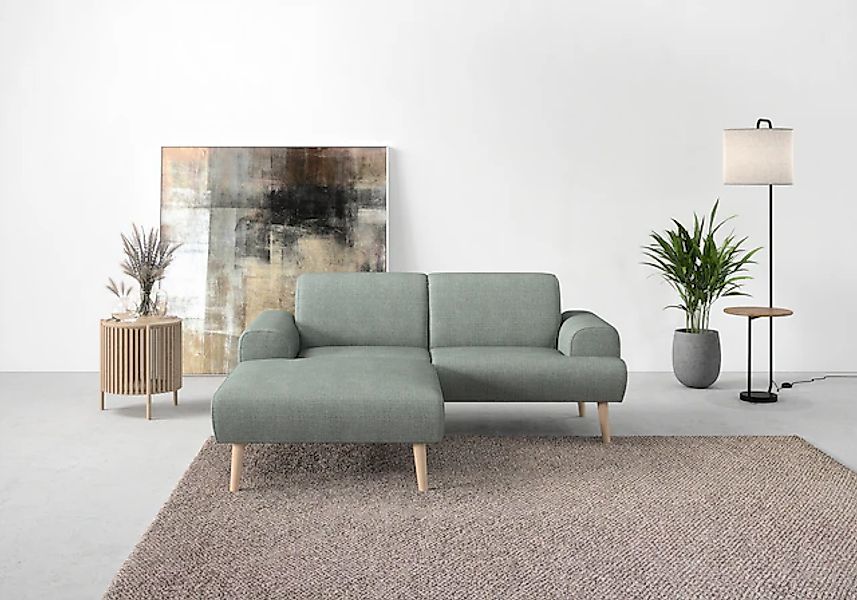 andas Ecksofa »Swift Scandic Design, komfortabler Federkern, Breite 192cm, günstig online kaufen