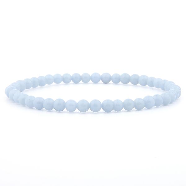 Vascavi Armband Angelit Edelstein Perlenarmband, Made günstig online kaufen