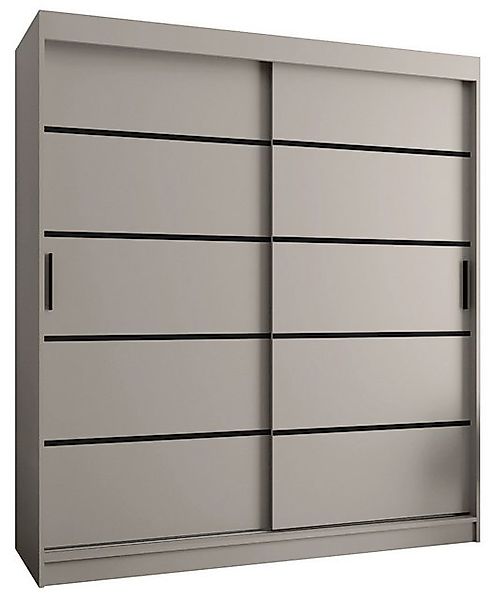 ABIKS MÖBEL Schwebetürenschrank RUBINO V 180 Schlafzimmerschrank mit Schieb günstig online kaufen