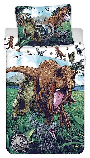 Jurassic World Kinderbettwäsche Jurassic World, Renforcé, günstig online kaufen