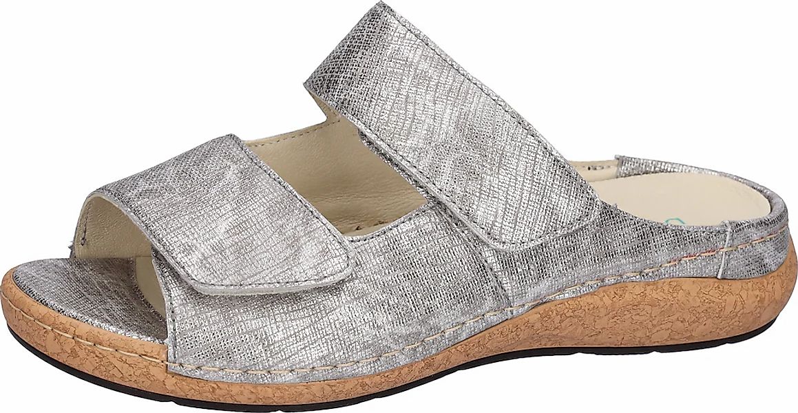 Waldläufer K-Heliett Pantolette, Keilabsatz, Sommerschuh, Schlappen, Klettv günstig online kaufen