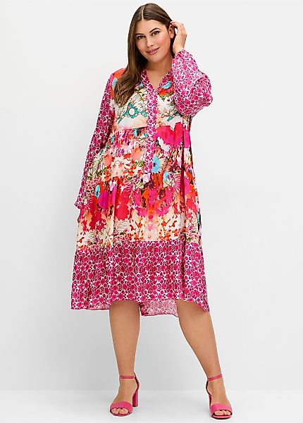 Sheego Etuikleid Stufenkleid günstig online kaufen