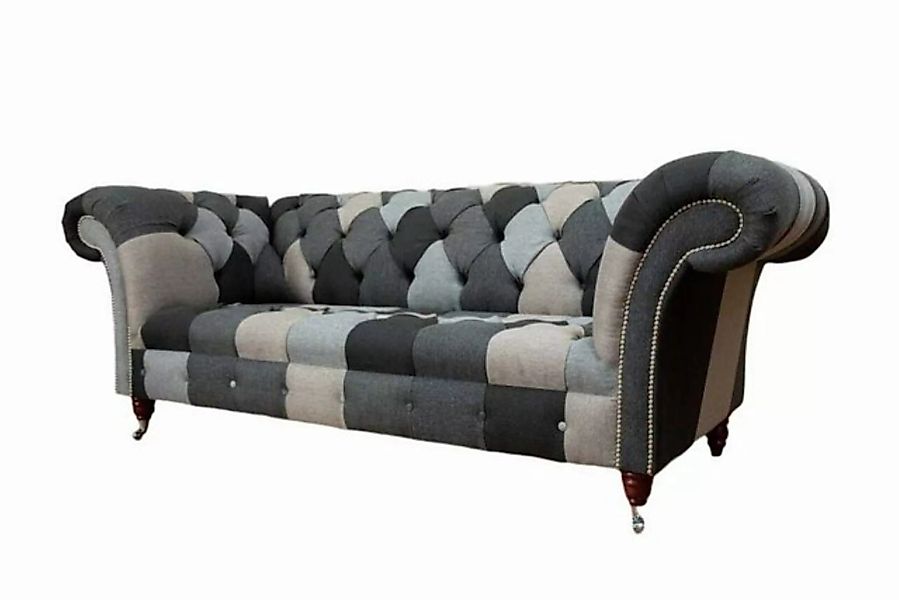 JVmoebel Sofa Sofa 3 Sitzer Chesterfield Dreisitzer Wohnzimmer Sofas Luxus, günstig online kaufen