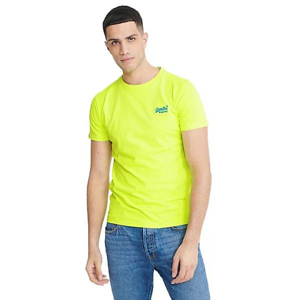 Superdry Orange Label Neon Lite Ärmelloses T-shirt S Neon Yellow günstig online kaufen