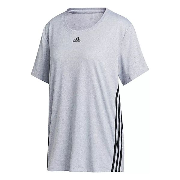 Adidas 3 Stripes Kurzarm T-shirt XS White / Black günstig online kaufen