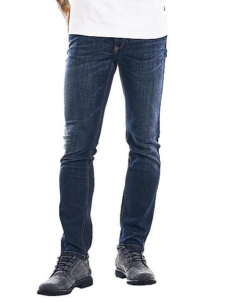 emilio adani Stretch-Jeans Herren Super-Stretch Jeans Slim Fit, Marineblau günstig online kaufen