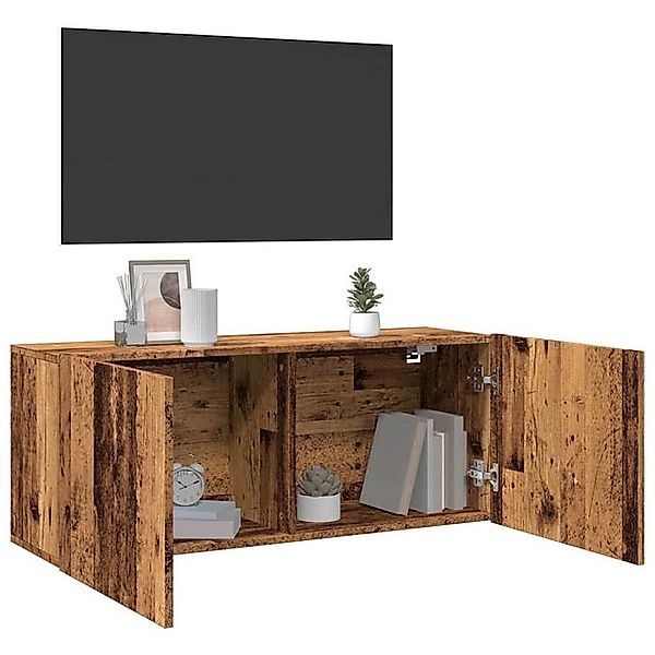 vidaXL Schrankmodule TV-Wandschrank Altholz-Optik 100x30x41 cm günstig online kaufen